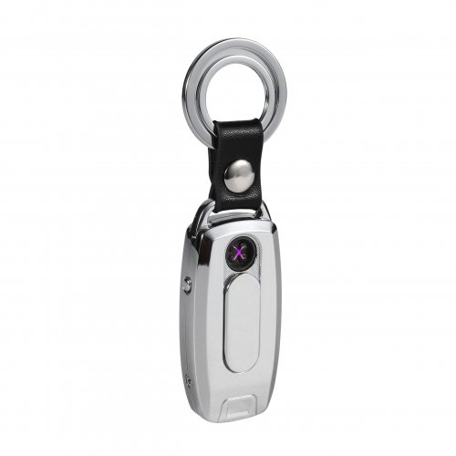 Verk 08373 Zapaľovač USB s LED osvetlením metalická