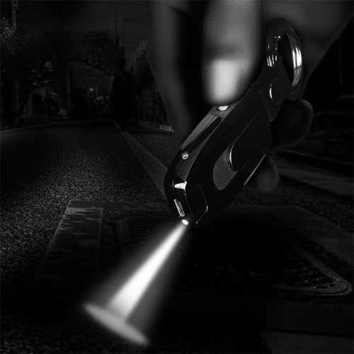 Verk 08373 Zapaľovač USB s LED osvetlením metalická