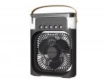 Verk 27034 Stolný mini ventilátor so zvlhčovačom vzduchu, RGB čierny