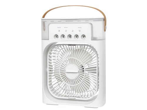 Verk 27034 Stolný mini ventilátor so zvlhčovačom vzduchu, RGB čierny