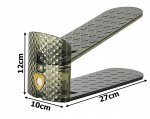 Verk 27043 Organizér na topánky 27 cm x 12 cm priehľadný