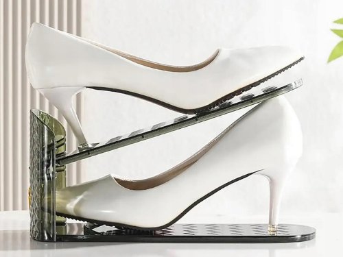 Verk 27043 Organizér na topánky 27 cm x 12 cm priehľadný