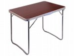 Verk 14468 Turistický stôl - skladací 80 x 60 x 70 cm hnedý