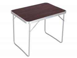 Verk 14468 Turistický stôl - skladací 80 x 60 x 70 cm hnedý