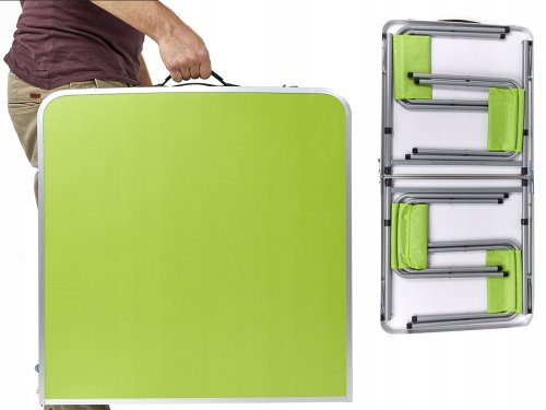 Verk 14469 Skládací kempingový set pro 4 osoby zelený