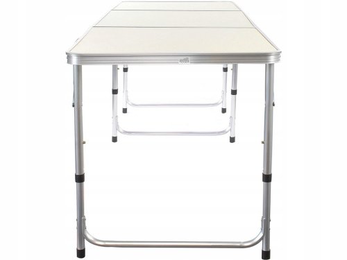 Verk 14470 Skladací kempingový stôl 180 x 60 cm béžový