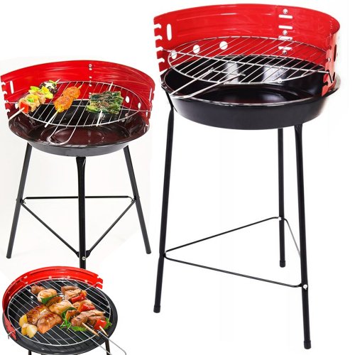 Verk 27095 BBQ gril na dřevěné uhlí, kulatý 32 cm