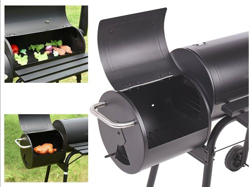 Verk 27092 Zahradní gril s udírnou na kolečkách 