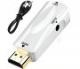 Verk 06305 Konvertor z HDMI na VGA D-SUB audio biely