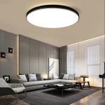 LEDLIGHT 2615 Stropné LED svietidlo 60 W, 3 farby svetla, 45 cm čierna