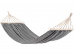 Verk 27122 Hamaka Houpací síť dřevo 220 x 150 cm šedá