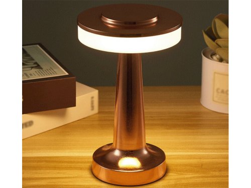Verk 12309 LED Stolná lampa dotyková, 3 W, 1500mAh medená