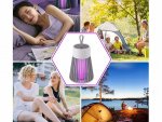 Verk 27023 UV Lampa proti hmyzu 3W, USB sivá