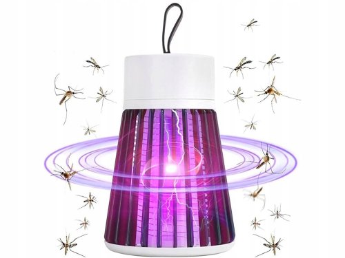 Verk 27023 UV Lampa proti hmyzu 3W, USB sivá