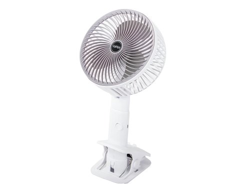 Verk 27027 Bezdrôtový skladací ventilátor s klipom biely