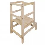 Kruzzel 24637 Učící věž Montessori 3 v 1 natur