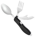 APT AG534D Skládací příbor 4 v 1 černý