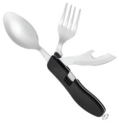 APT AG534D Skládací příbor 4 v 1 černý