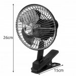 Xtrobb 23194 Rotačný ventilátor s klipom 12V