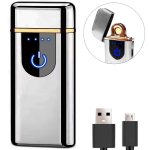 APT AG773B Elektronický USB zapaľovač - strieborný