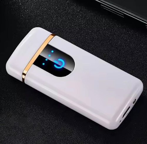 APT AG773B Elektronický USB zapaľovač - strieborný