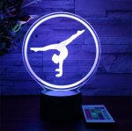 APT ZD98F Noční LED RGB lampička 3D akrobat