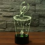 APT ZD98H Nočná LED RGB lampička 3D baletka