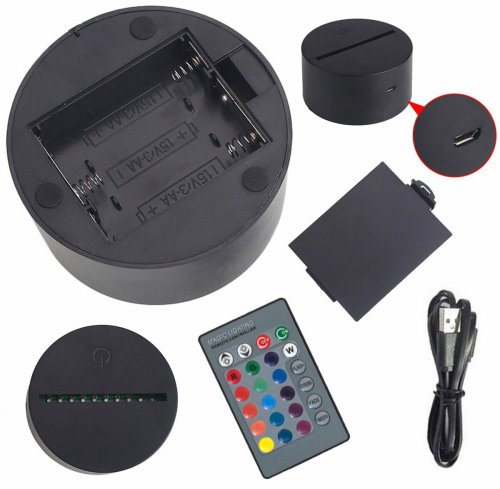 APT ZD98I Nočná LED RGB lampička 3D ruka