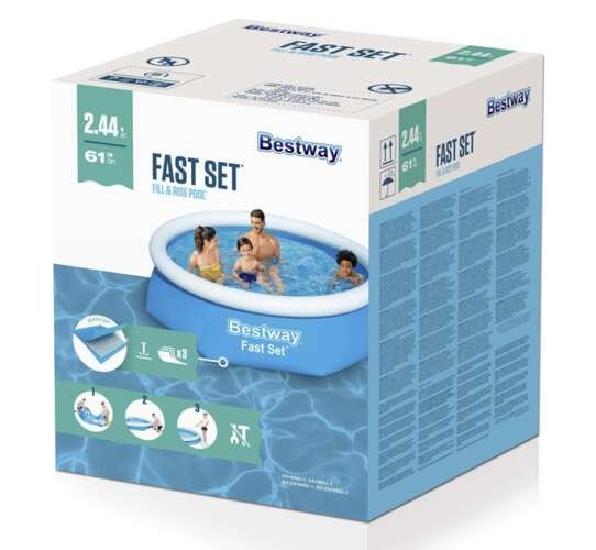 Bestway 57448 Samostavací bazén 244 x 61 cm