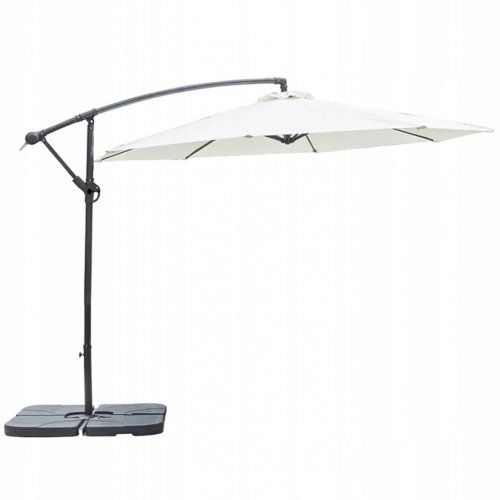 Gardlov 23797 Dlaždice na slnečník 50 x 50 cm, 4 ks, čierna