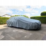 Xtrobb 23837 Ochranná plachta na auto XXL 570 x 180 x 120 cm, šedá