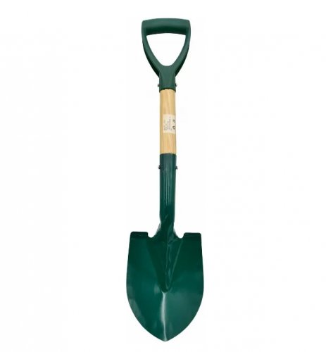 Foxter 1744 Mini oceľový rýľ s drevenou násadou 68 cm čierny