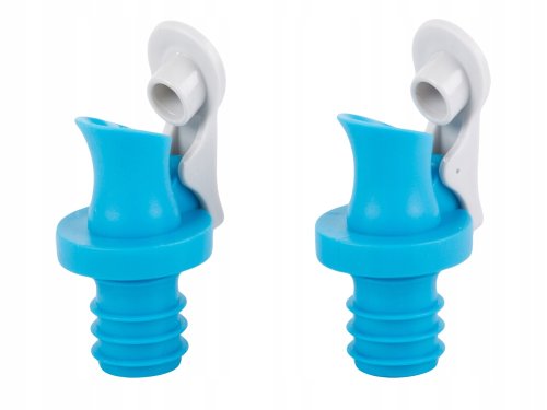 Verk 07216 Lievik na fľašu s uzáverom modrá 2 ks