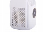 Verk 16032 Stolný bezlopatkový ventilátor s LED osvetlením zelený