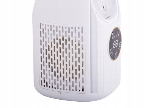 Verk 16032 Stolný bezlopatkový ventilátor s LED osvetlením zelený