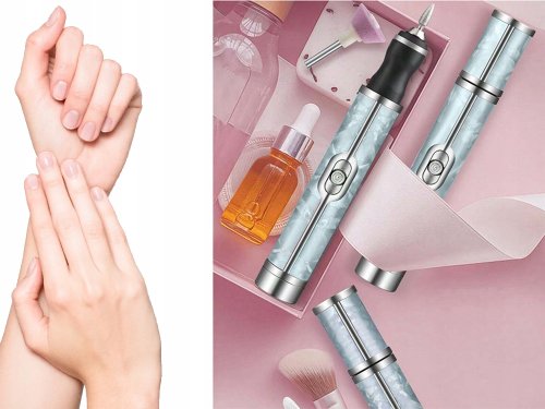 Verk 24466 Bruska na nehty USB 5 v 1 modrá