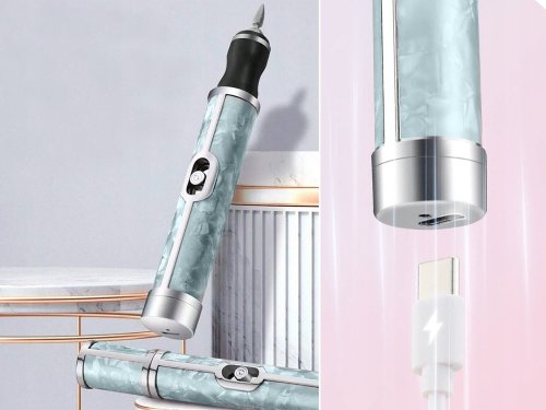 Verk 24466 Bruska na nehty USB 5 v 1 modrá