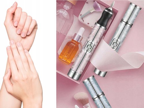 Verk 24466 Bruska na nehty USB 5 v 1 modrá