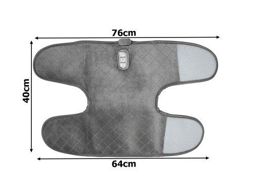 Verk 24473 Masážna nahrievacia bandáž na koleno sivá