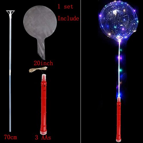 GGV LED Svítící balónek obvod 35 cm, čirá, 5 ks