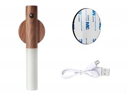 Verk 27191 Nástenná LED lampa magnetická s pohybovým senzorom tmavo hnedá
