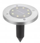 AFF 4142 Záhradná solárna lampa 8 LED s odpudzovačom krtkov 2 ks