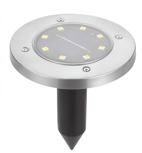 AFF 4142 Záhradná solárna lampa 8 LED s odpudzovačom krtkov 2 ks