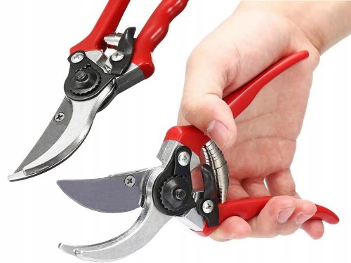 Verk 11421 Zahradní nůžky 20 cm červené