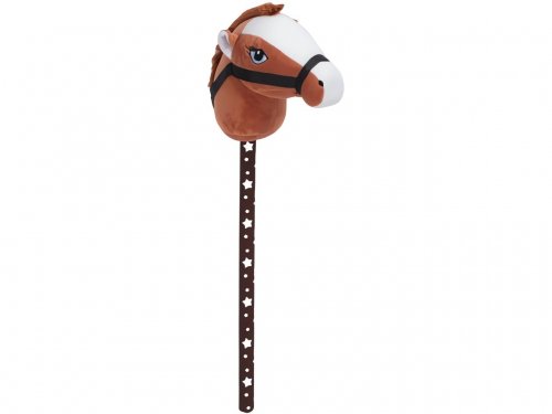 GGV Hobby Horse Kůň na tyči se zvuky hnědá