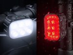 Verk 14489 Sada LED osvětlení na kolo IP65, USB 2 ks