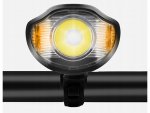Verk 14490 Voděodolné LED světlo na kolo USB, tachometr, el.zvonek 150db
