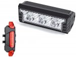 Verk 14496 Sada LED osvetlenia na bicykel 2500 lm, USB 2 ks