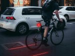Verk 14498 Laserové zadné svetlo pre bicykel 5 LED