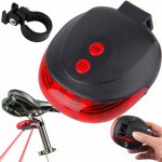 Verk 14498 Laserové zadné svetlo pre bicykel 5 LED